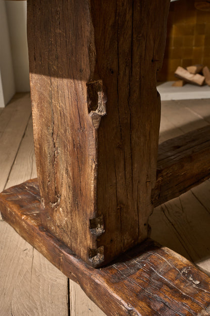 19th Century solid oak monastery table - TallBoy Interiors