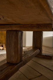 19th Century solid oak monastery table - TallBoy Interiors