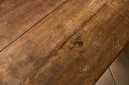 19th Century solid oak monastery table - TallBoy Interiors
