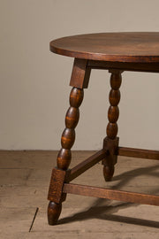 20th Century oak side table by Charles Dudouyt - TallBoy Interiors