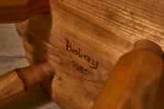 20th Century stain birch solid wood stool - TallBoy Interiors