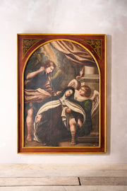 Large 18th century Italian oil on canvas Religious painting - TallBoy Interiors