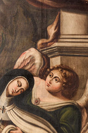 Large 18th century Italian oil on canvas Religious painting - TallBoy Interiors