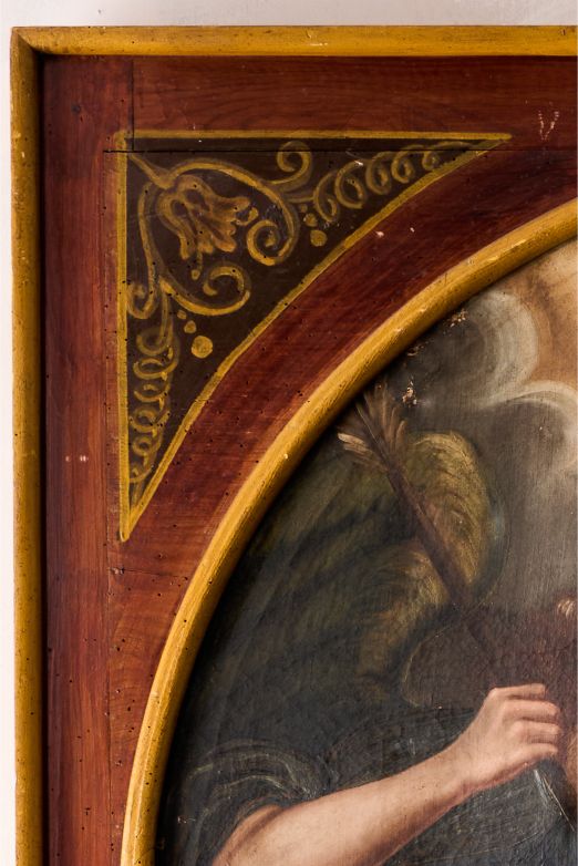 Large 18th century Italian oil on canvas Religious painting