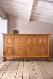 Mid 20th century Solid oak Brutalist sideboard - TallBoy Interiors
