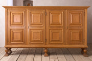 Mid 20th century Solid oak Brutalist sideboard - TallBoy Interiors