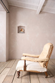 19th century Deep seated country house open armchair - TallBoy Interiors