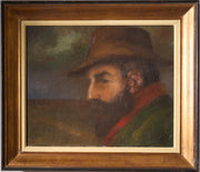 Early 20th century oil on canvas Portrait by Jose Galmache