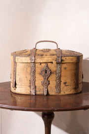 18th Century Swedish folk art marriage box - Pale - TallBoy Interiors