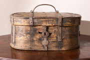 18th century Swedish folk art marriage box- Star - TallBoy Interiors