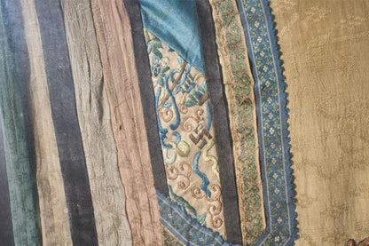 Pair of 18th century Chinese silk ceremonial dresses