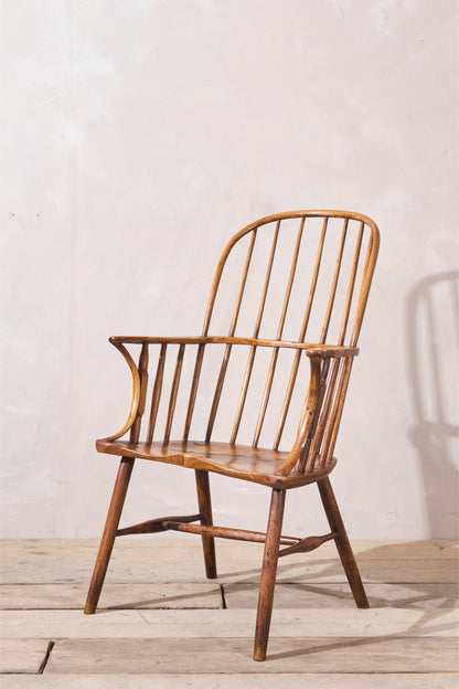 18th century Folk art Windsor armchair