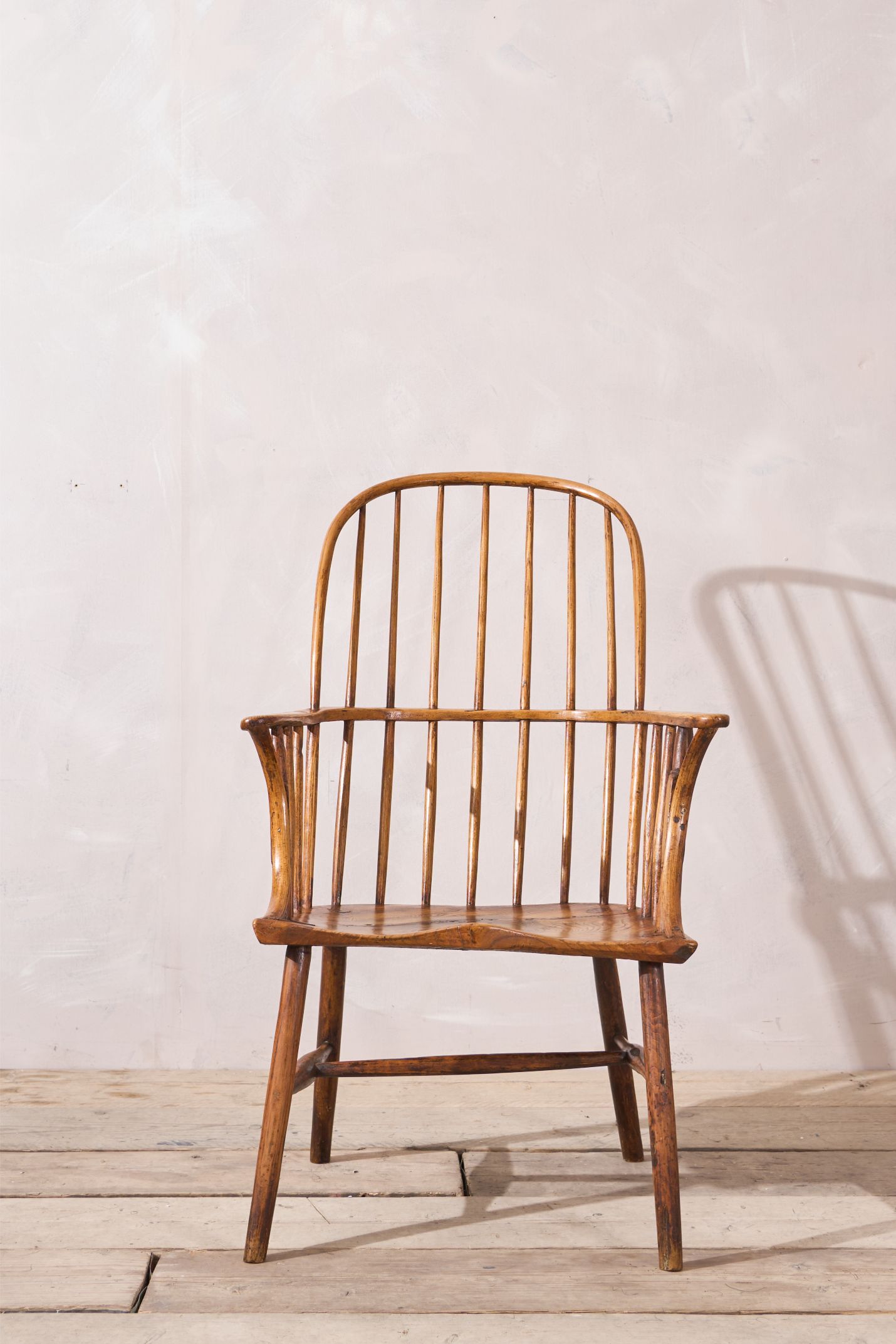 18th century Folk art Windsor armchair
