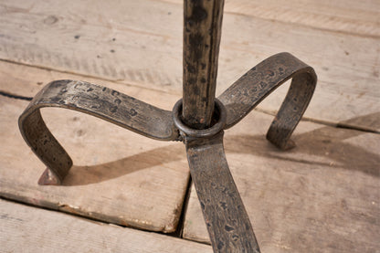 Mid century Metal Brutalist floor lamp
