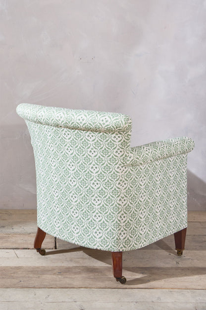 19th century Howard and sons Woodstock armchair