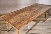 19th century 2.45m Elm dining table - TallBoy Interiors