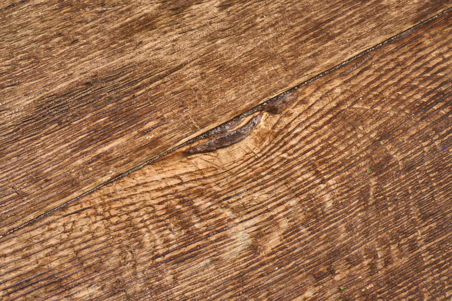 19th century 2.45m Elm dining table