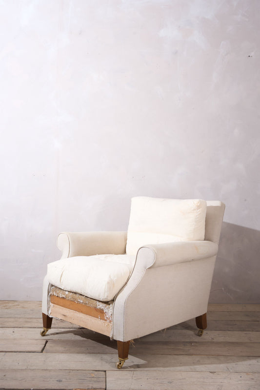 20th century Deep seated country house armchair
