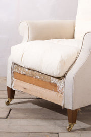 20th century Deep seated country house armchair - TallBoy Interiors