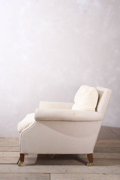 20th century Deep seated country house armchair