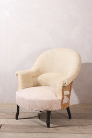Single Napoleon III tub chair - TallBoy Interiors