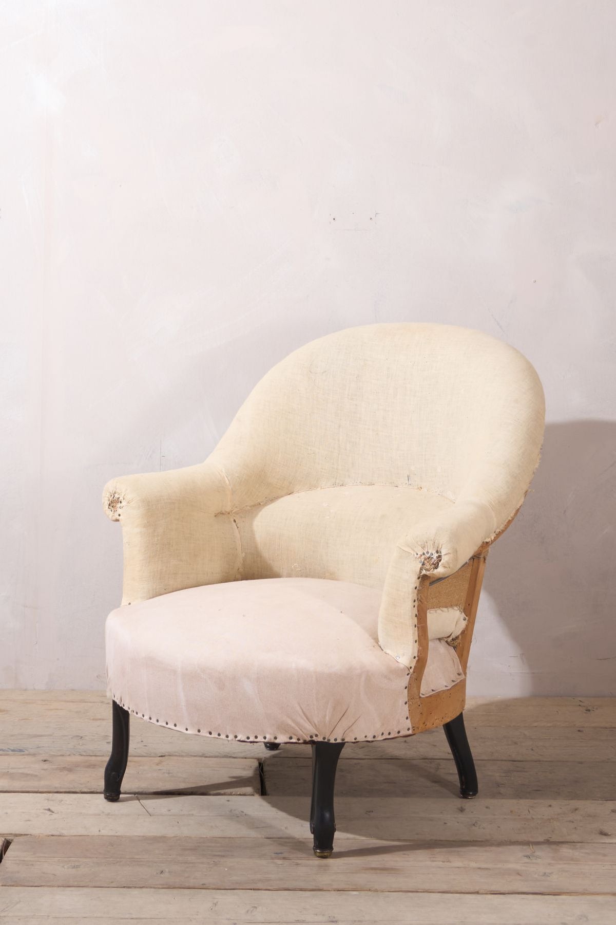 Single Napoleon III tub chair - TallBoy Interiors
