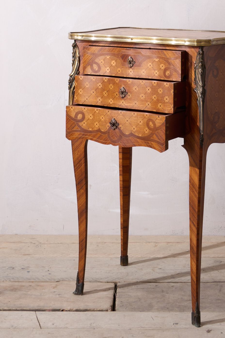 Early 20th century French Kingwood side table