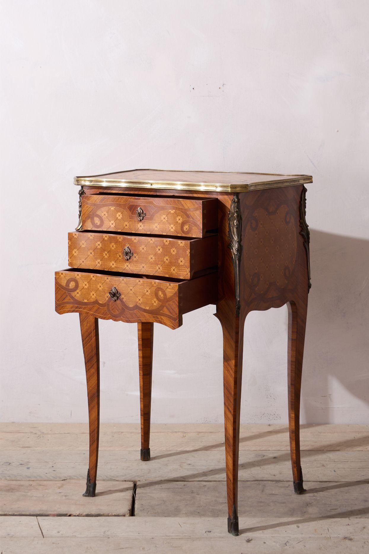 Early 20th century French Kingwood side table