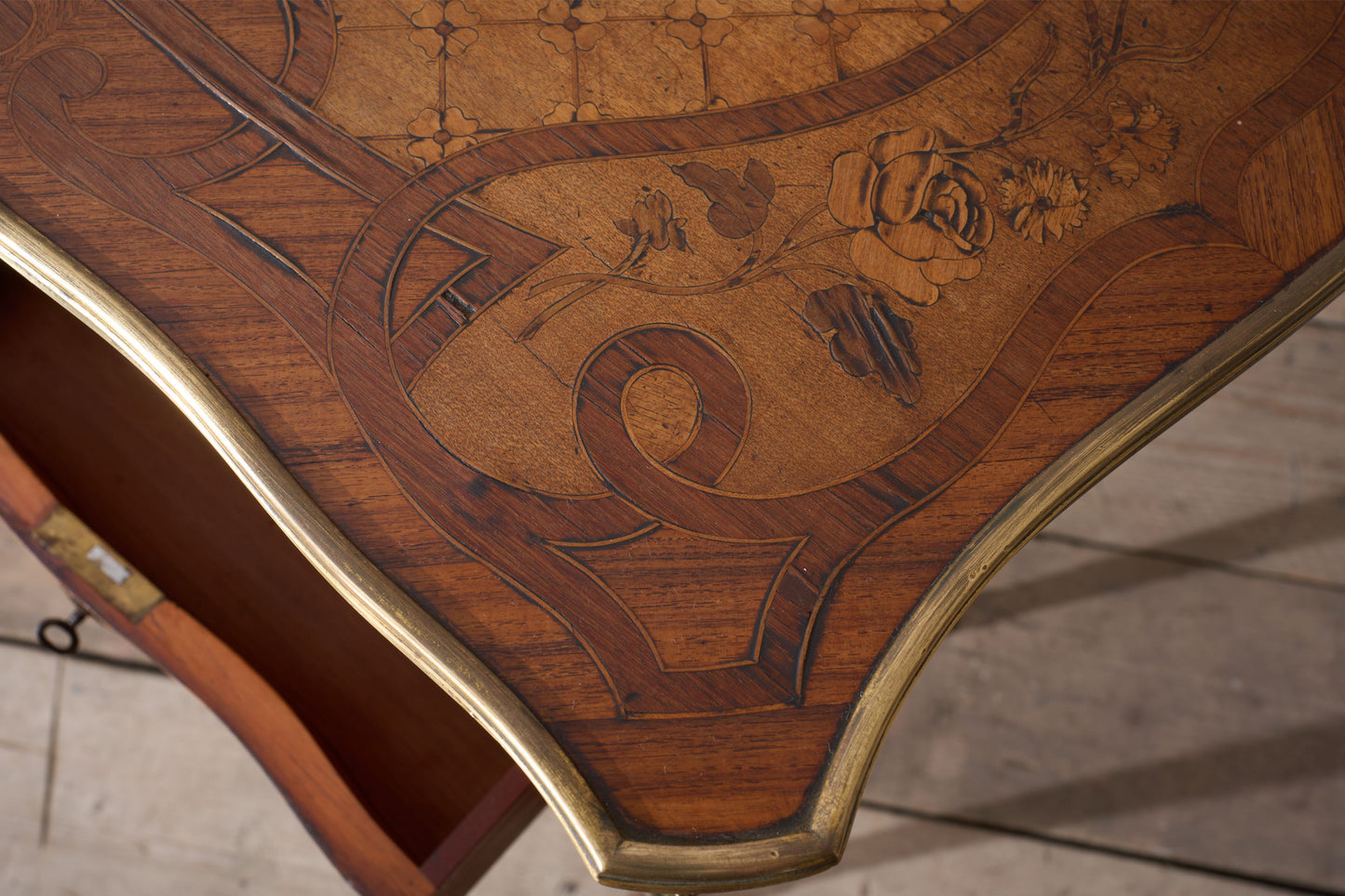 Early 20th century French Kingwood side table