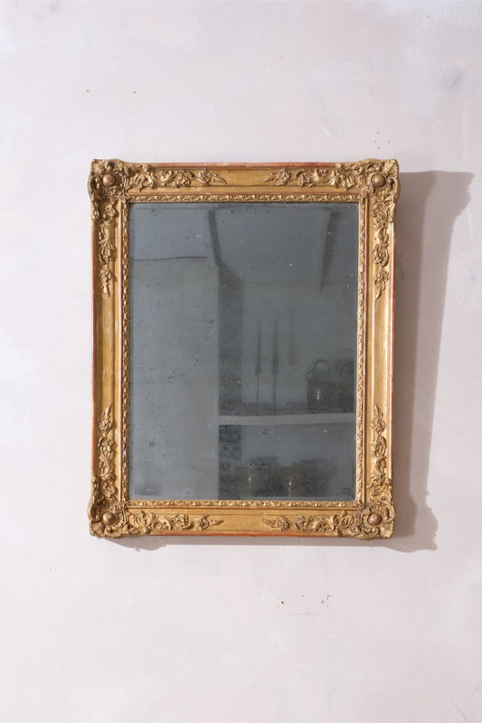 19th century Gilt decorated French mirror