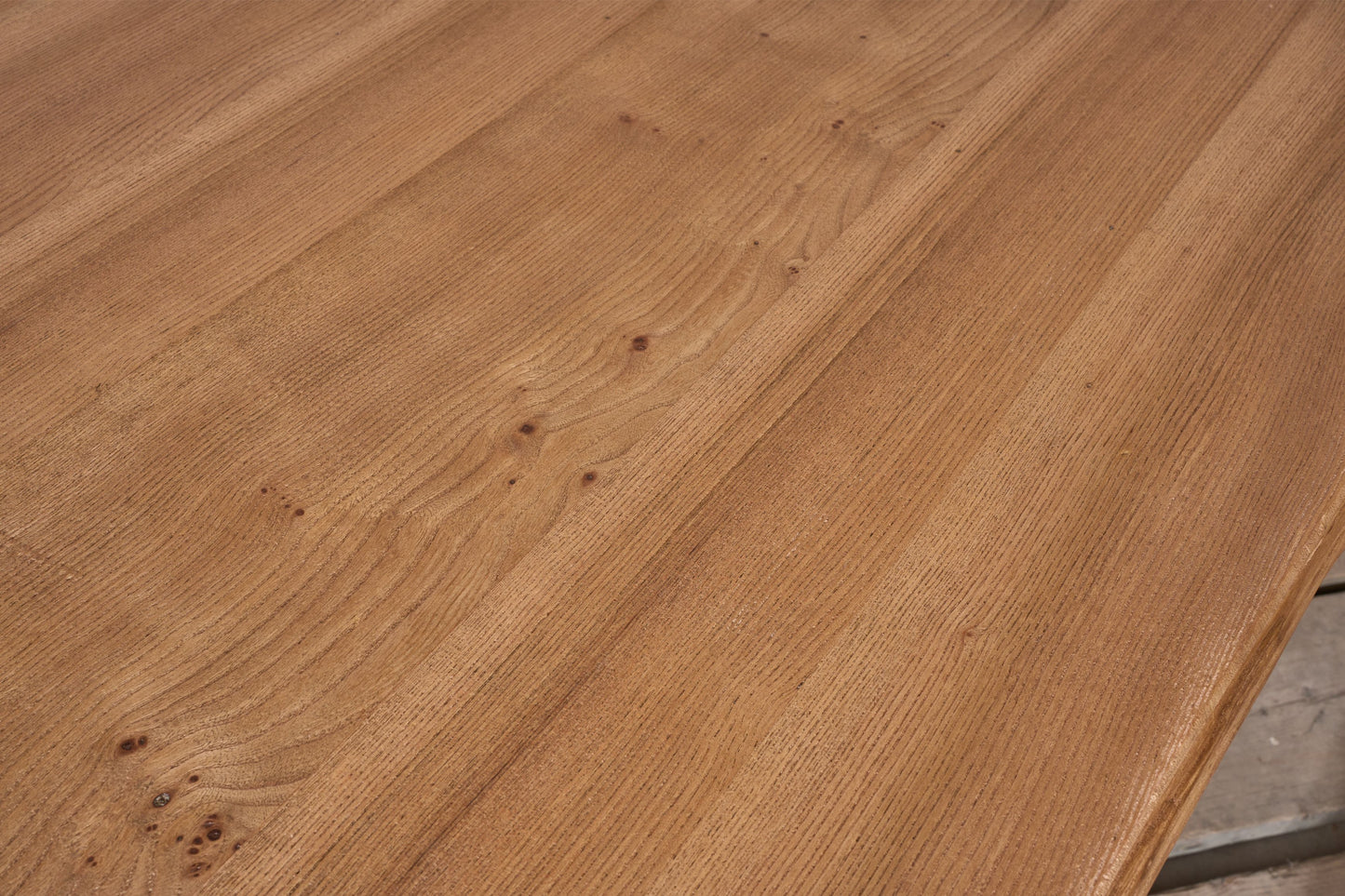 Mid 20th century Elm waney edge dining table