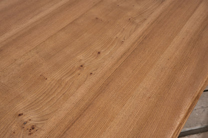 Mid 20th century Elm waney edge dining table
