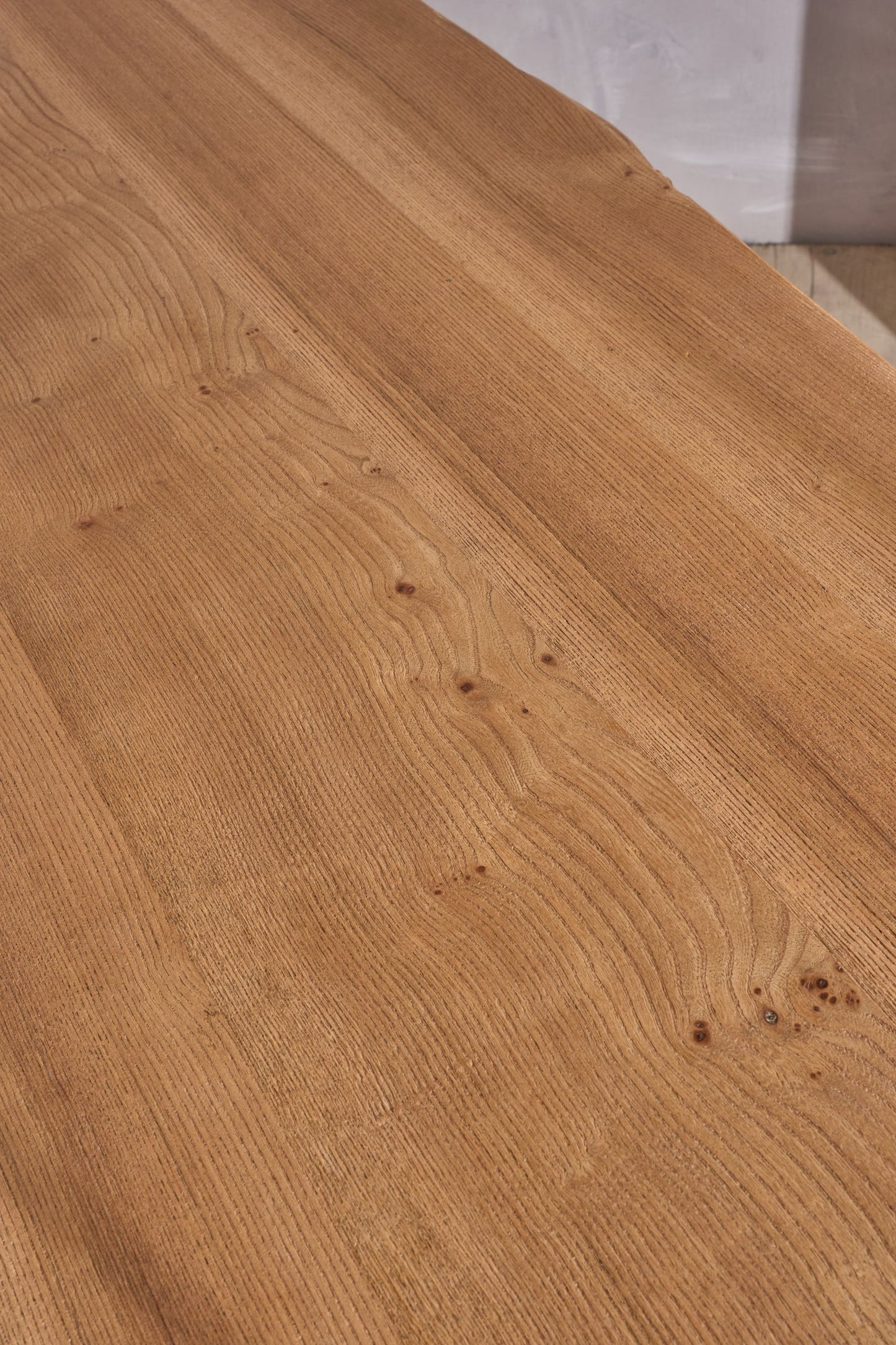 Mid 20th century Elm waney edge dining table