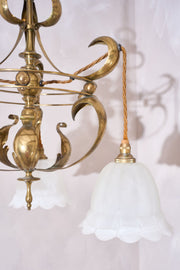 Arts and crafts brass ceiling light After WAS Benson