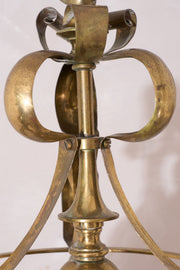 Arts and crafts brass ceiling light After WAS Benson