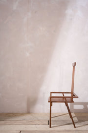 20th century solid walnut Constructivist chair - TallBoy Interiors