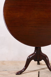 Solid mahogany Georgian bird cage tilt top table