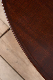 Solid mahogany Georgian bird cage tilt top table