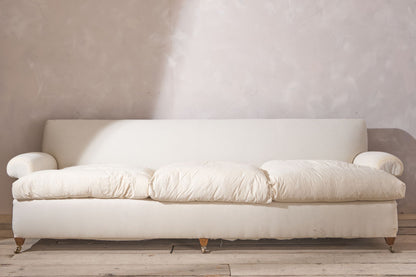 Very large and comfy country house sofa retailed by Harrods
