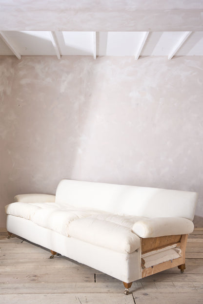 Very large and comfy country house sofa retailed by Harrods