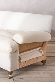 Very large and comfy country house sofa retailed by Harrods