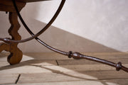 19th century Spanish oak dining table with single plank top