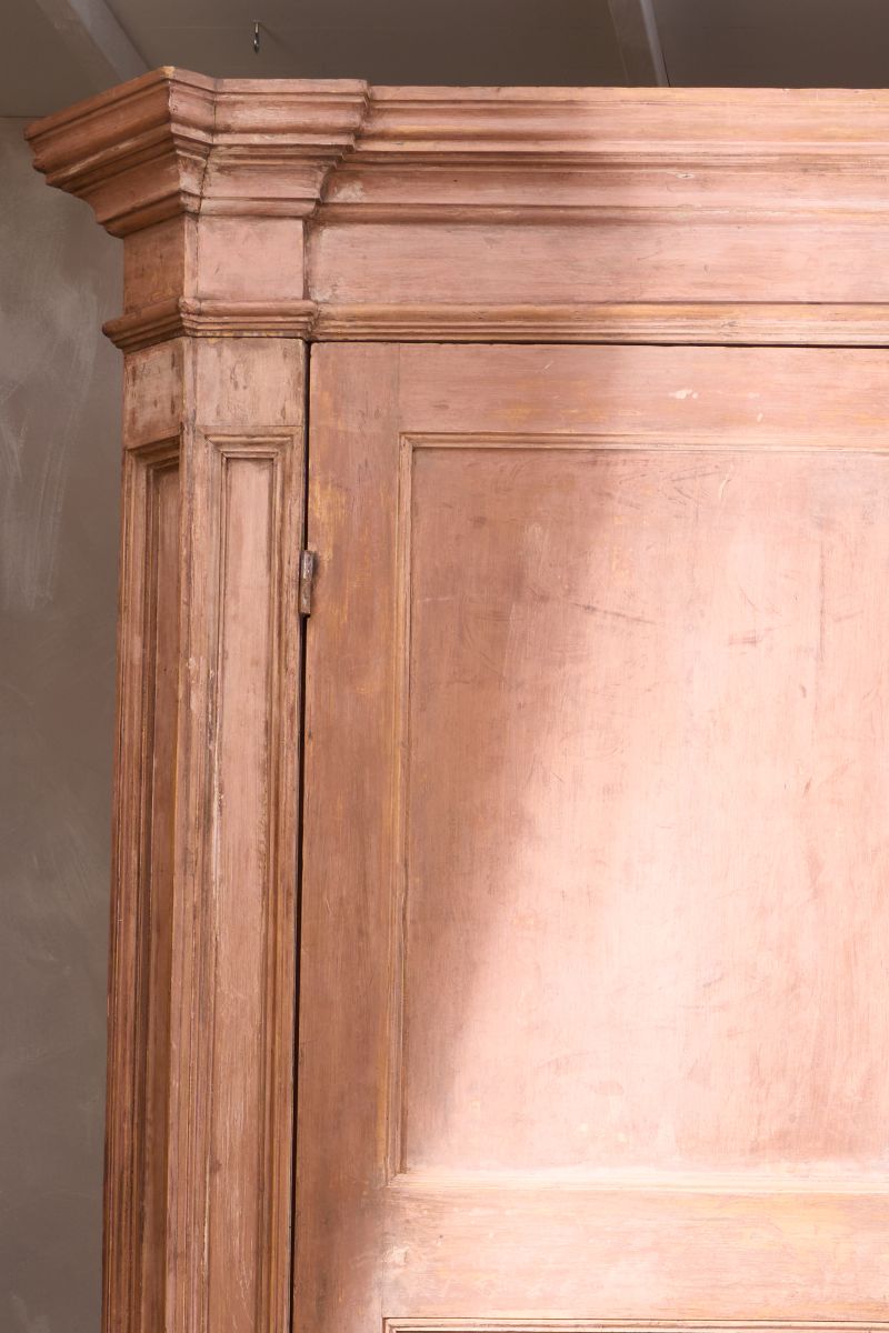 Monumental 17th Century painted Italian cupboard