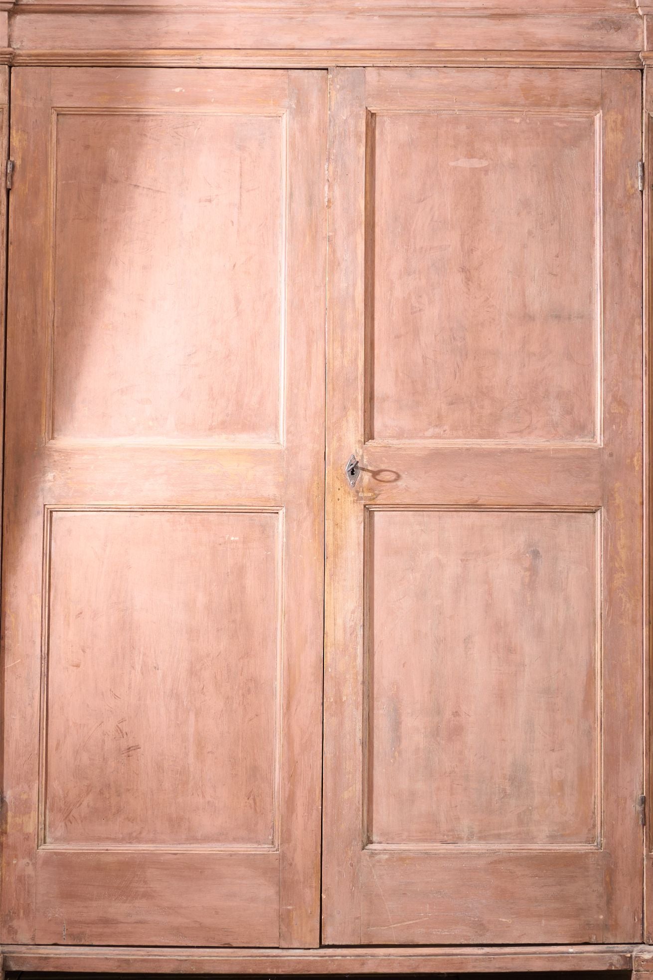 Monumental 17th Century painted Italian cupboard