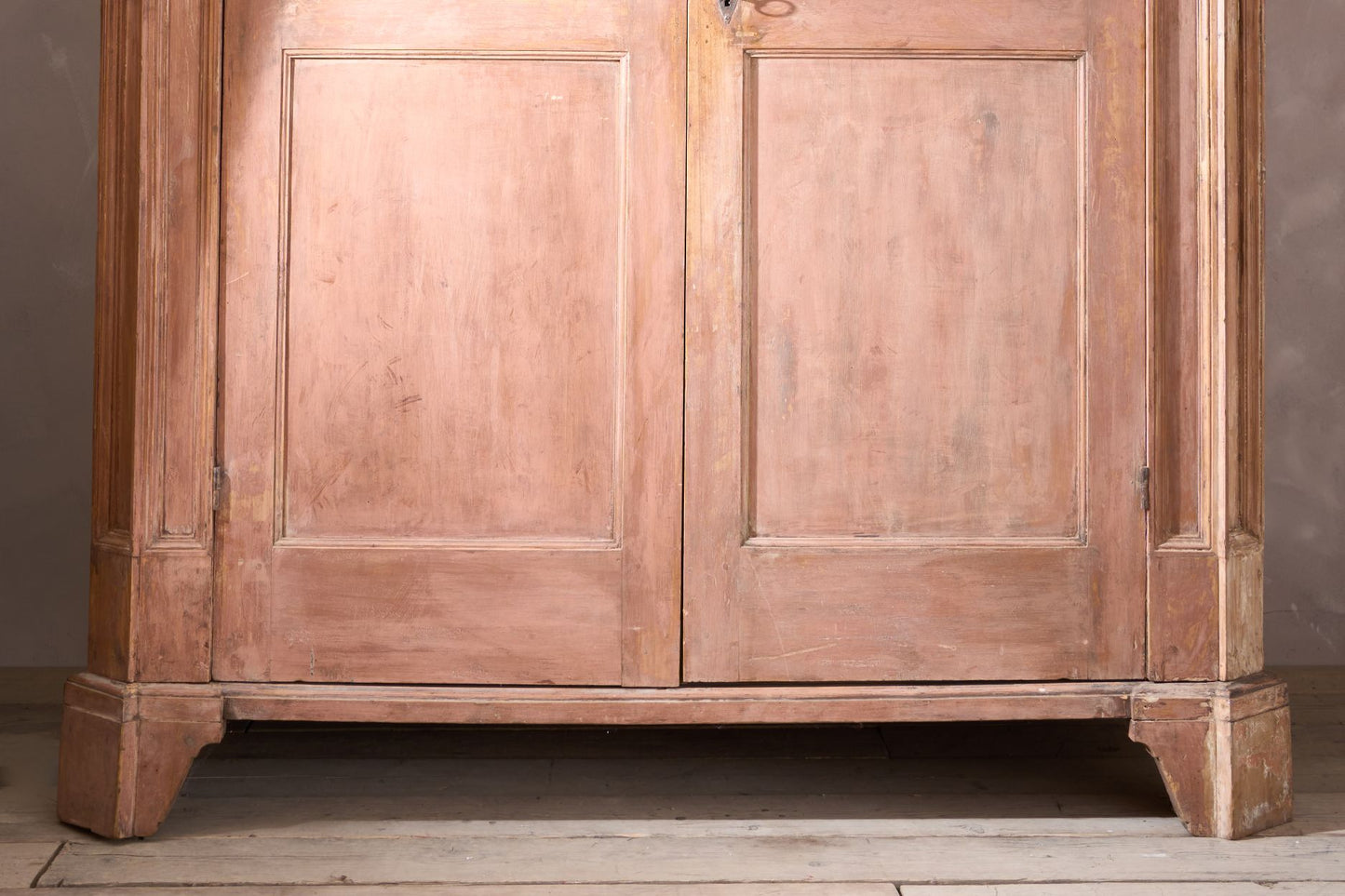 Monumental 17th Century painted Italian cupboard