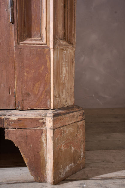 Monumental 17th Century painted Italian cupboard