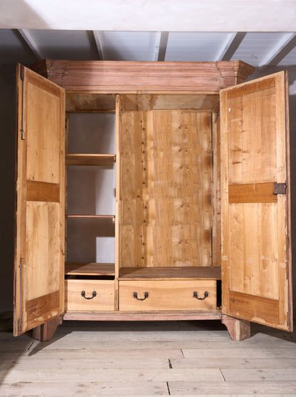 Monumental 17th Century painted Italian cupboard