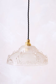 1930's Matte icicle pendant lights - 1 available - TallBoy Interiors