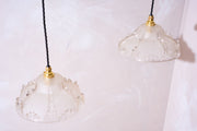 1930's Matte icicle pendant lights - 1 available - TallBoy Interiors