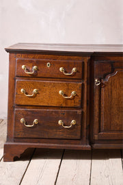 18th century solid Oak Georgian dresser base - TallBoy Interiors